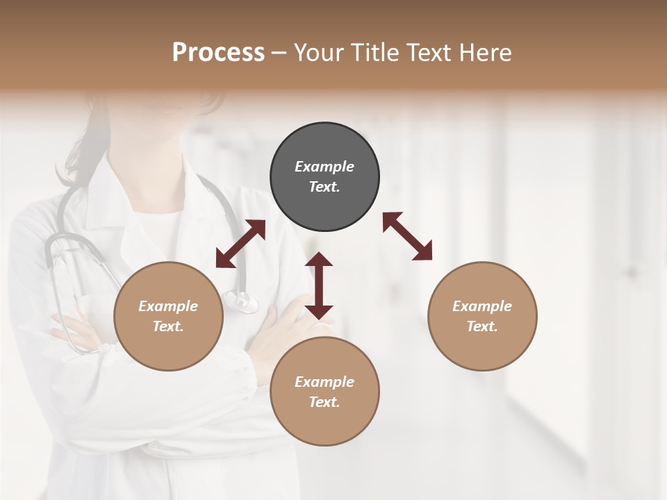 Caucasian Corridor Aid PowerPoint Template
