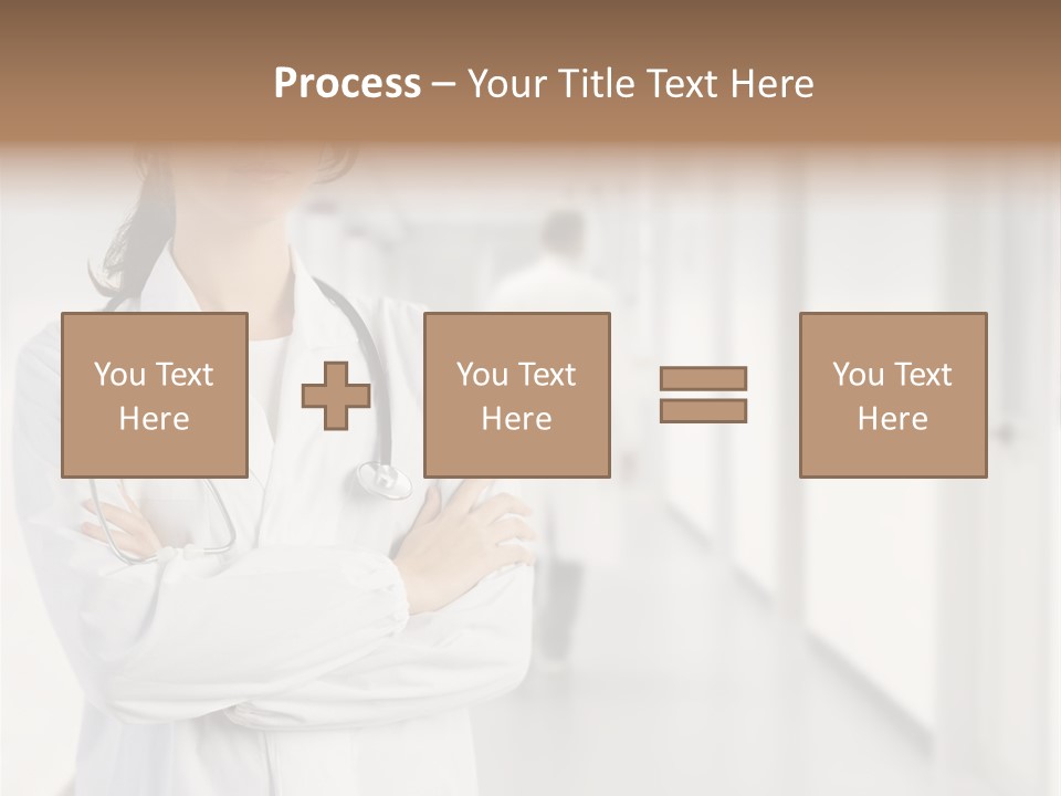 Caucasian Corridor Aid PowerPoint Template