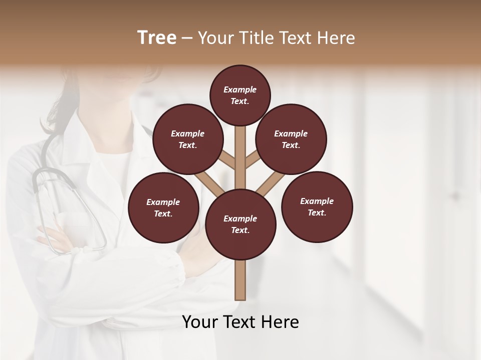 Caucasian Corridor Aid PowerPoint Template