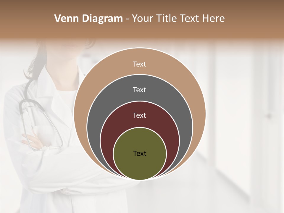 Caucasian Corridor Aid PowerPoint Template