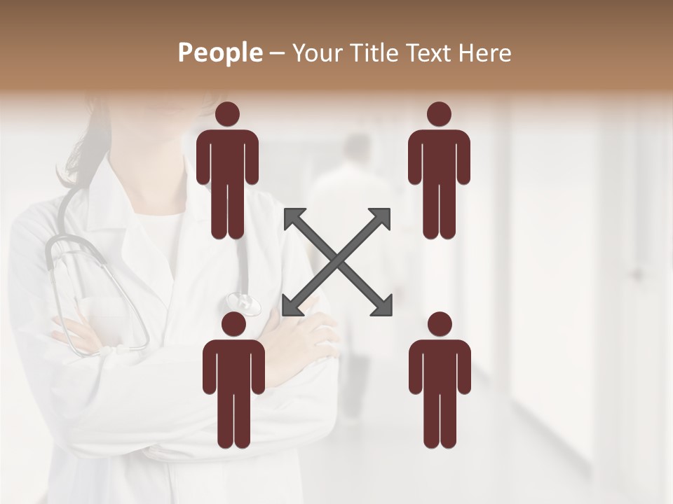 Caucasian Corridor Aid PowerPoint Template