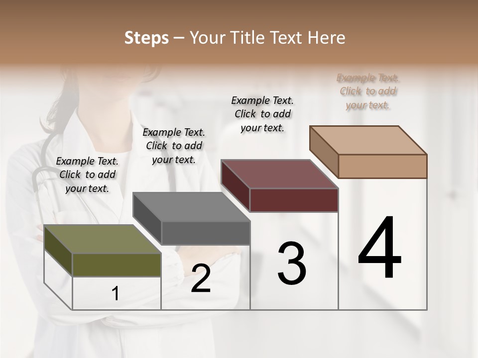 Caucasian Corridor Aid PowerPoint Template