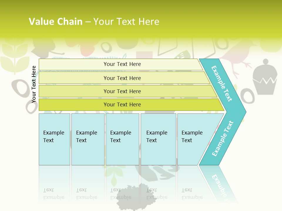 Symbol Curve Background PowerPoint Template