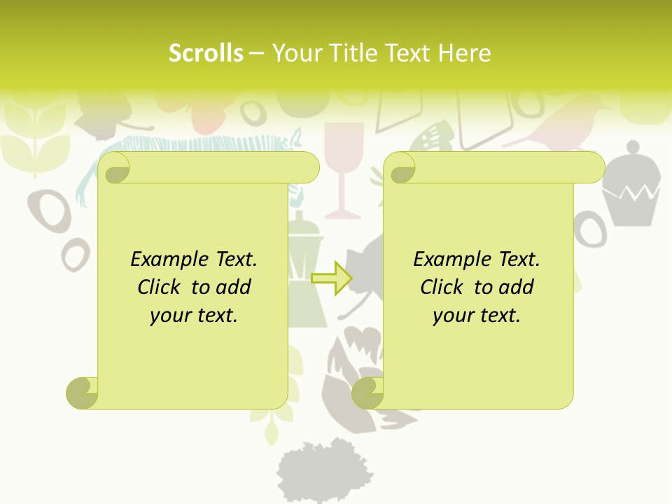 Symbol Curve Background PowerPoint Template
