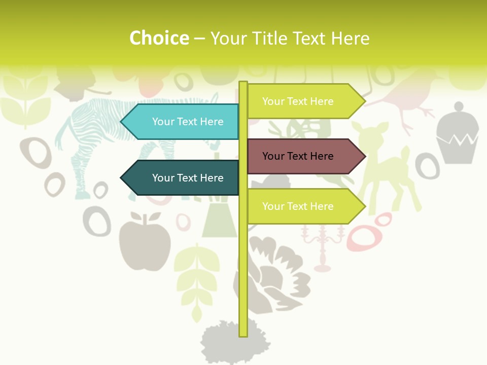 Symbol Curve Background PowerPoint Template