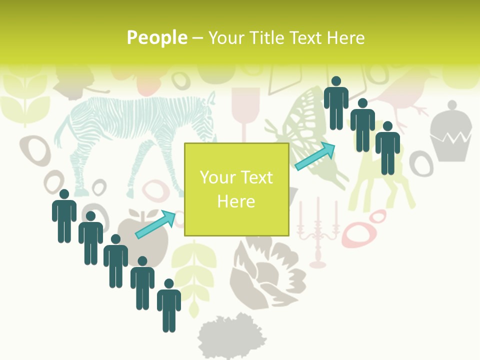 Symbol Curve Background PowerPoint Template