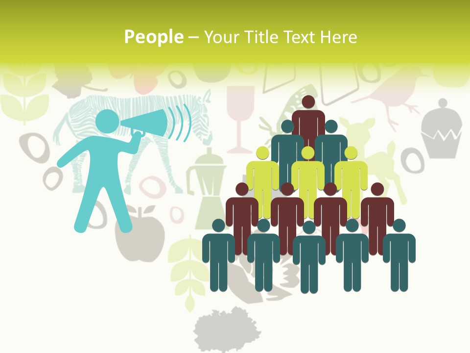 Symbol Curve Background PowerPoint Template