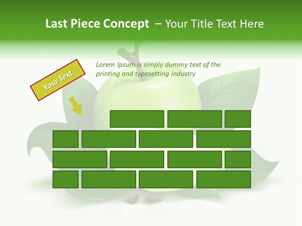 Cut Ripe Branch PowerPoint Template