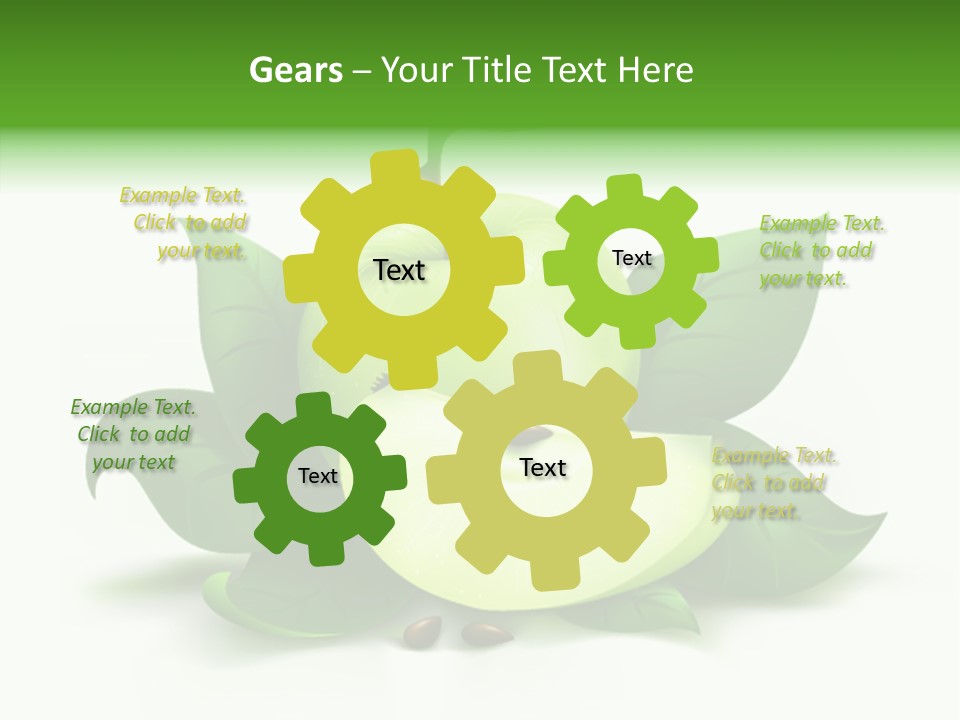 Cut Ripe Branch PowerPoint Template