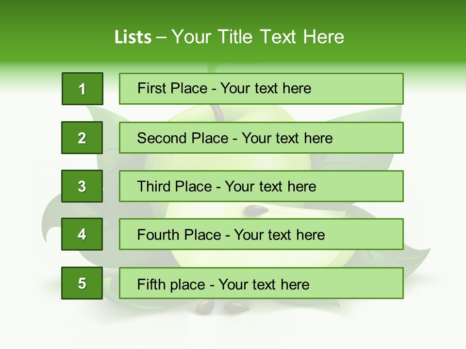 Cut Ripe Branch PowerPoint Template