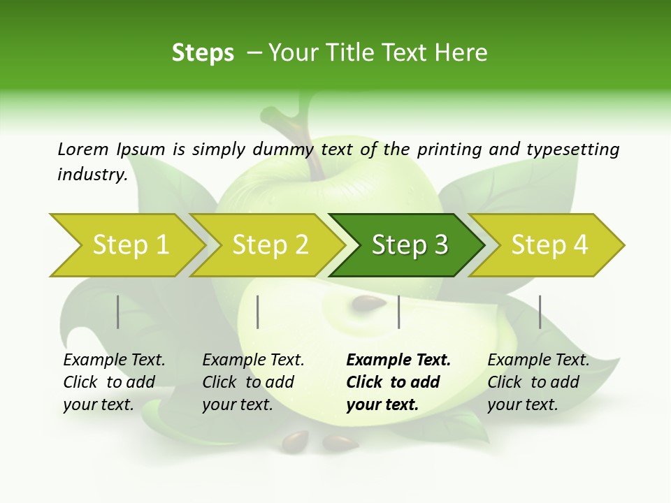 Cut Ripe Branch PowerPoint Template