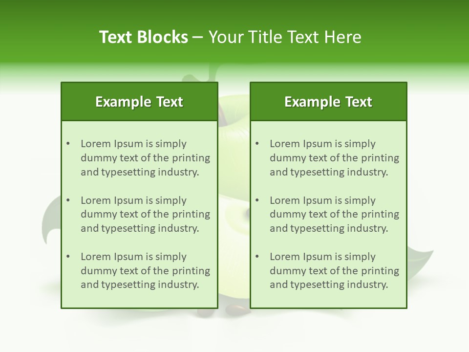 Cut Ripe Branch PowerPoint Template