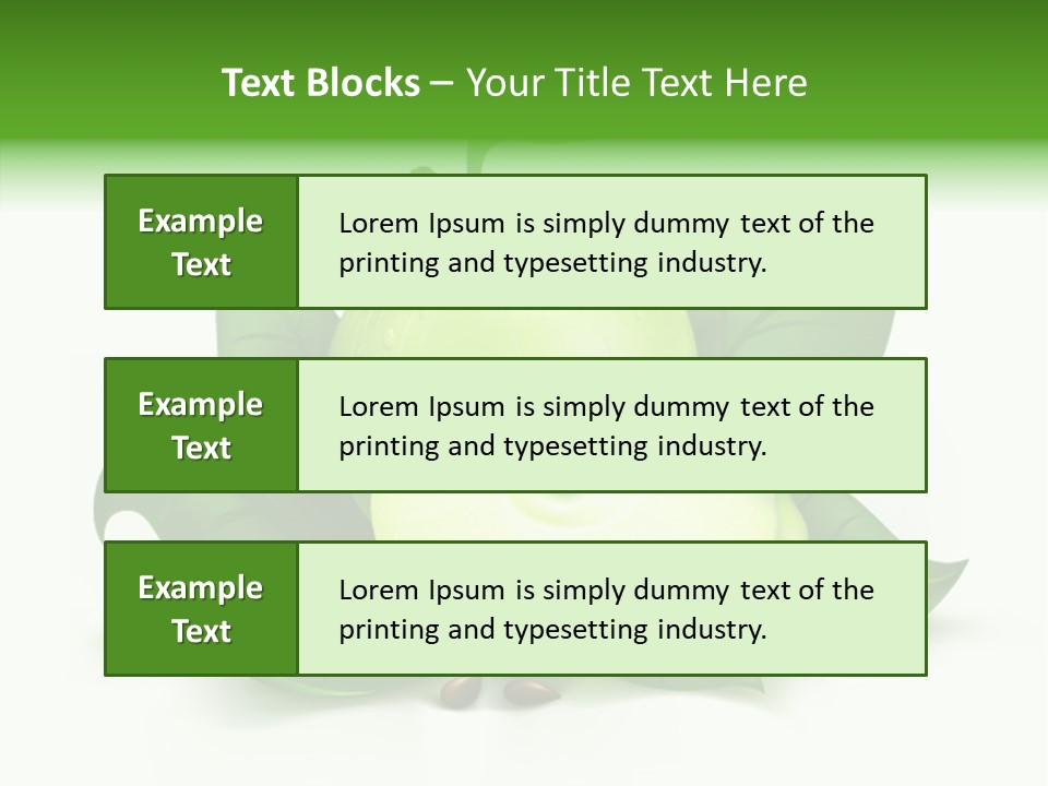 Cut Ripe Branch PowerPoint Template