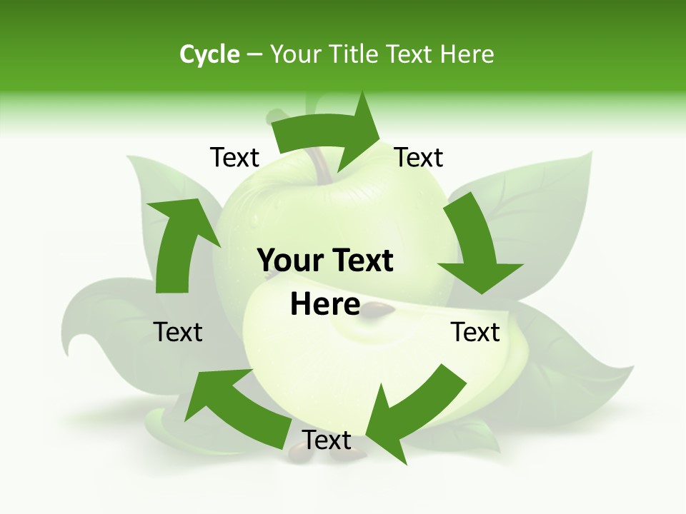 Cut Ripe Branch PowerPoint Template