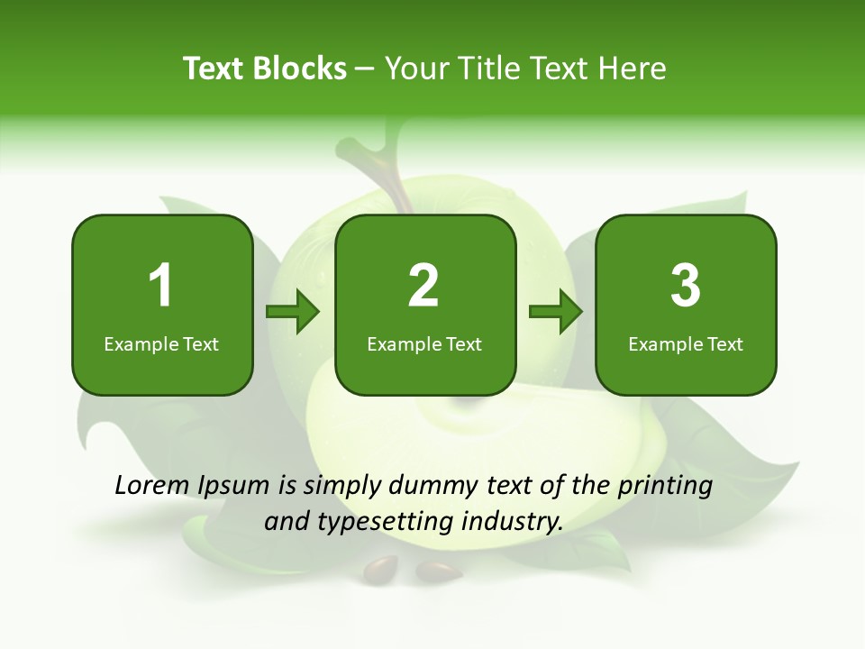 Cut Ripe Branch PowerPoint Template