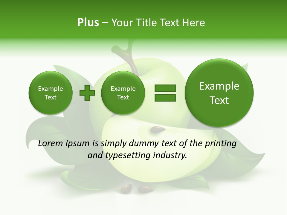 Cut Ripe Branch PowerPoint Template