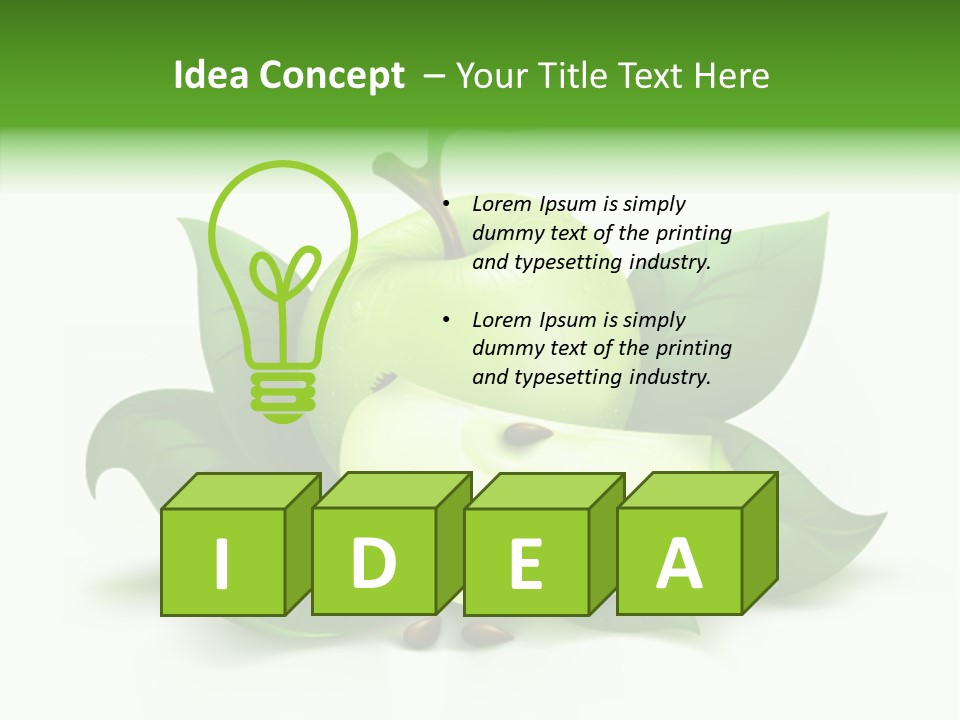 Cut Ripe Branch PowerPoint Template