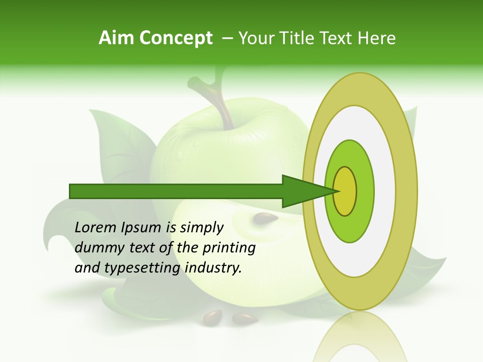 Cut Ripe Branch PowerPoint Template