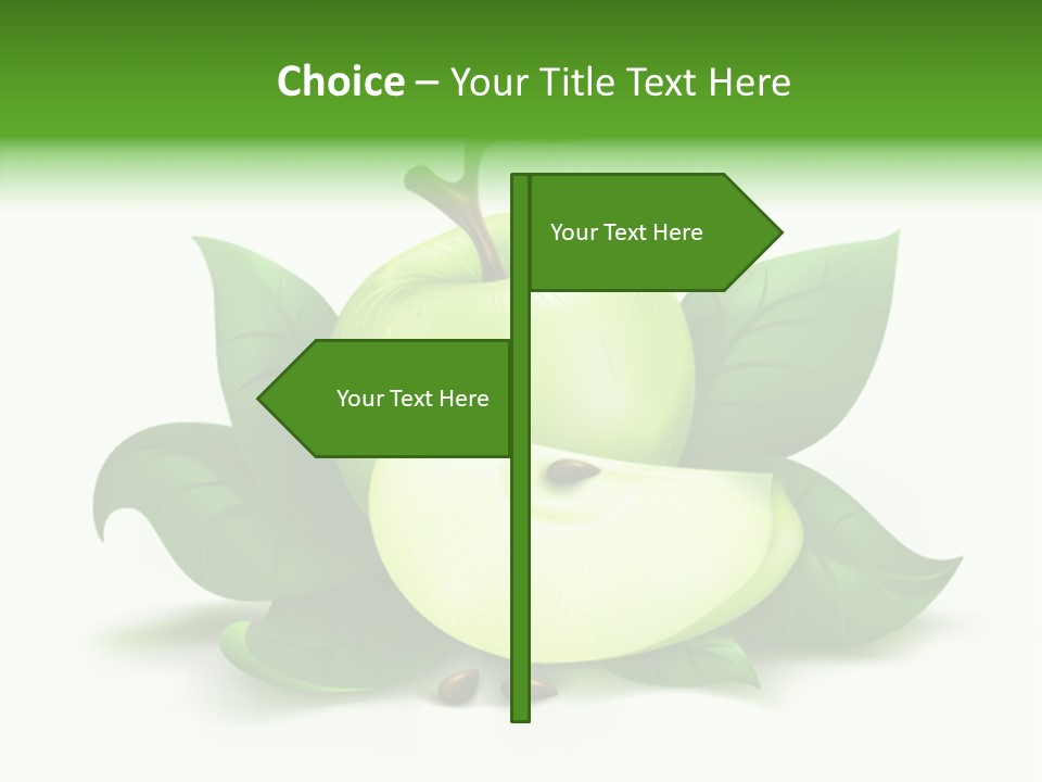 Cut Ripe Branch PowerPoint Template