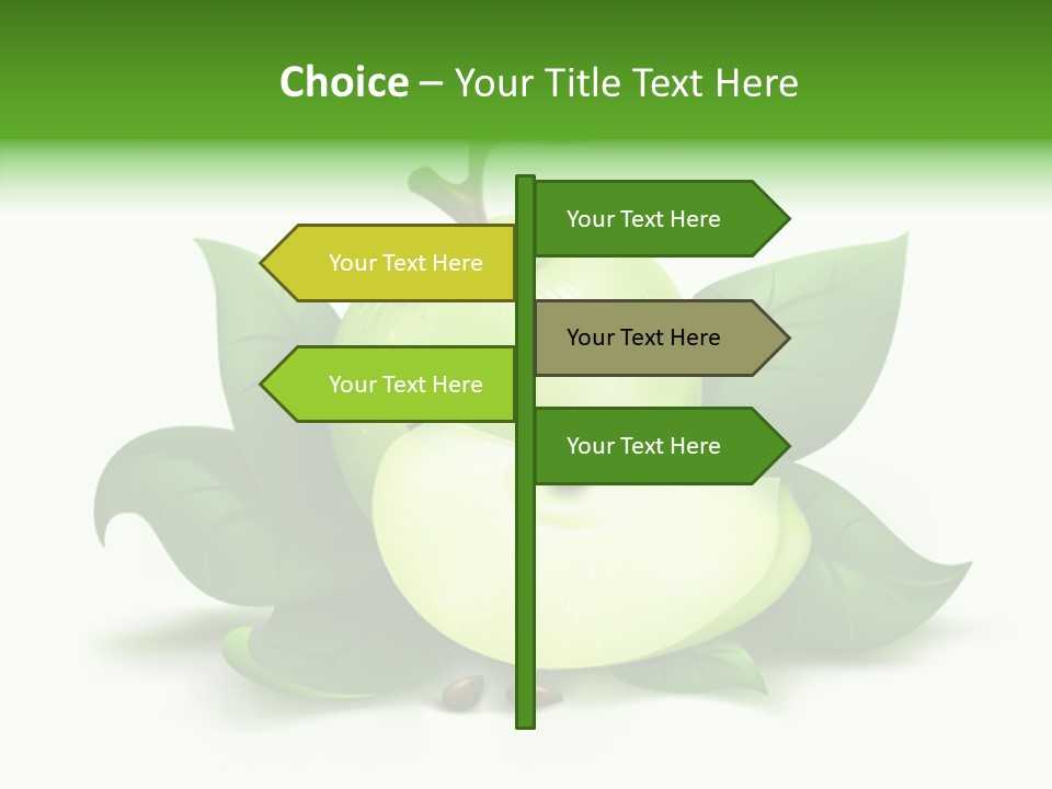 Cut Ripe Branch PowerPoint Template