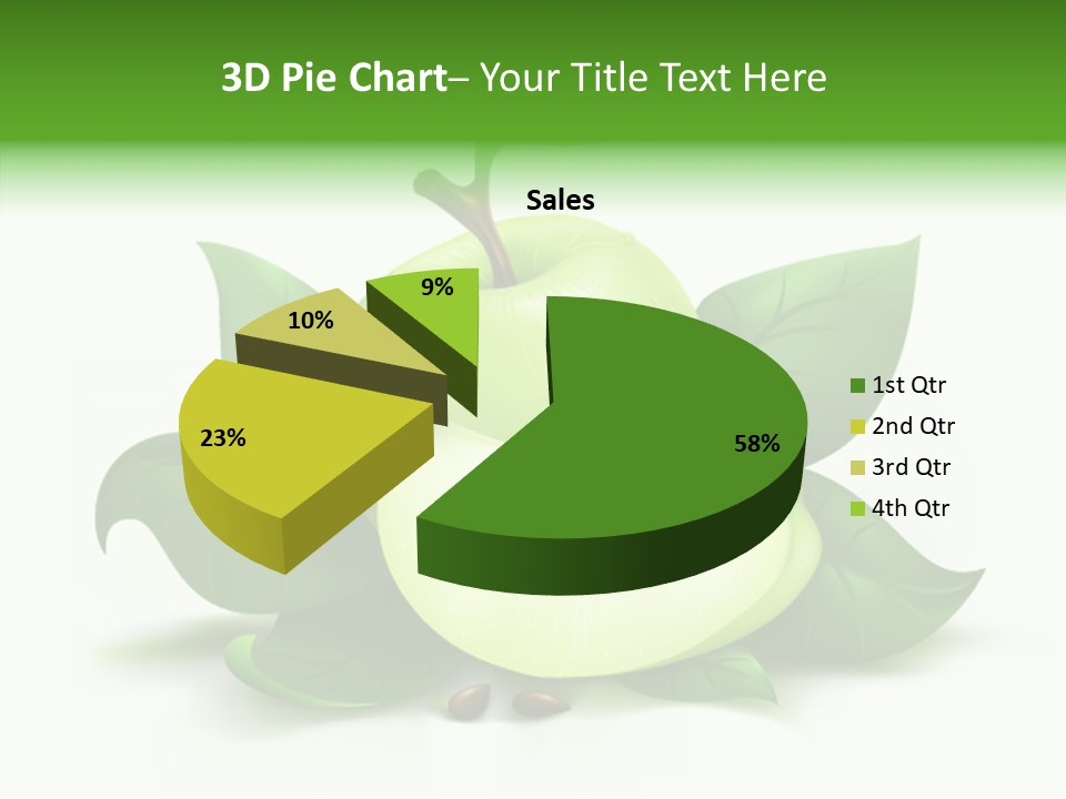 Cut Ripe Branch PowerPoint Template
