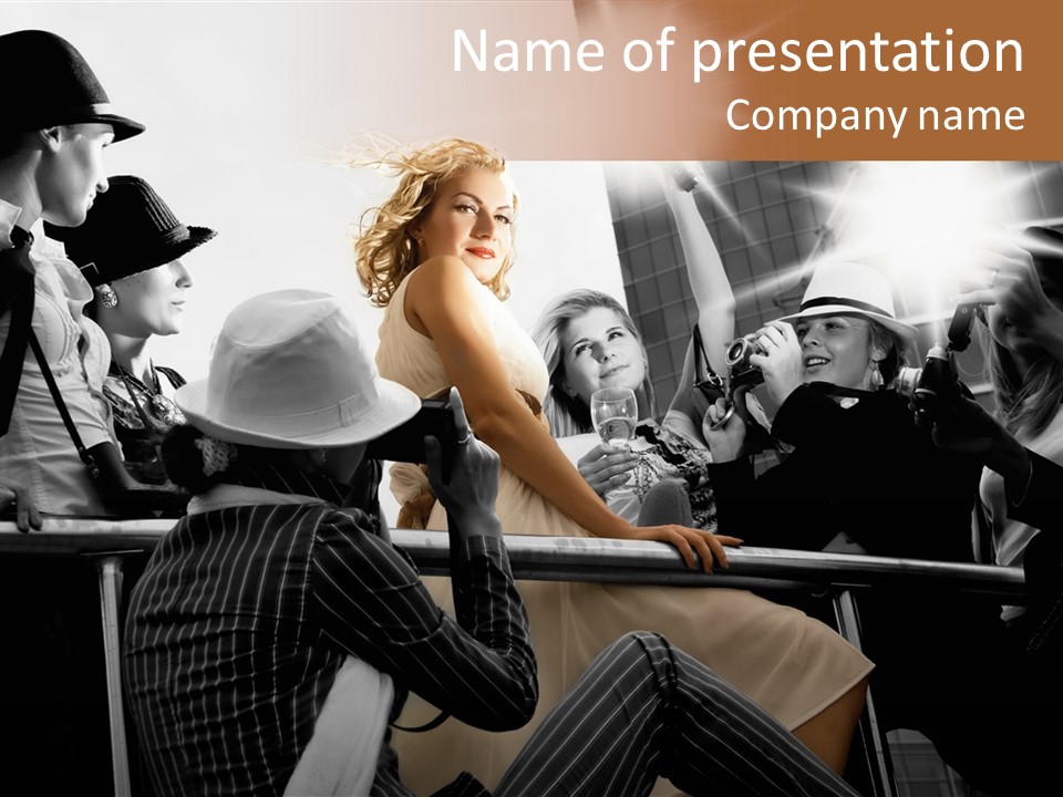 Marylin Classic Star PowerPoint Template