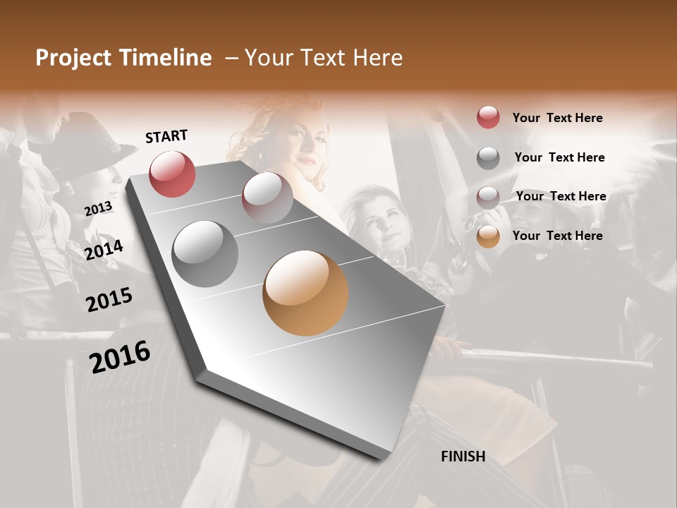 Marylin Classic Star PowerPoint Template
