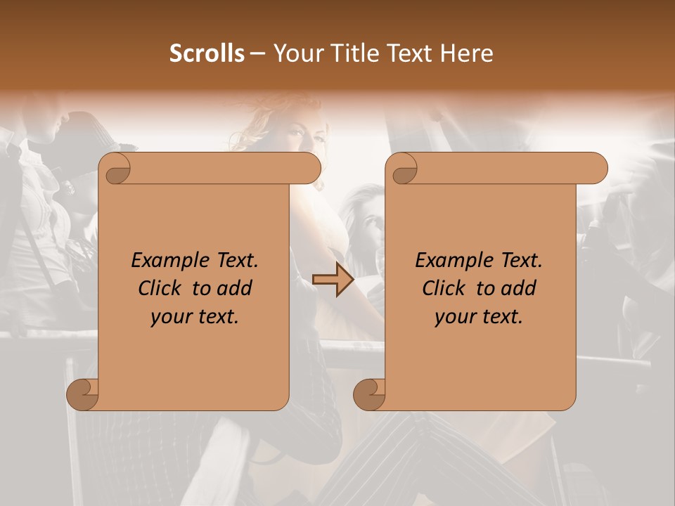 Marylin Classic Star PowerPoint Template