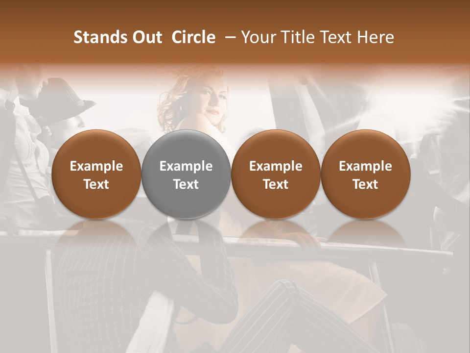 Marylin Classic Star PowerPoint Template