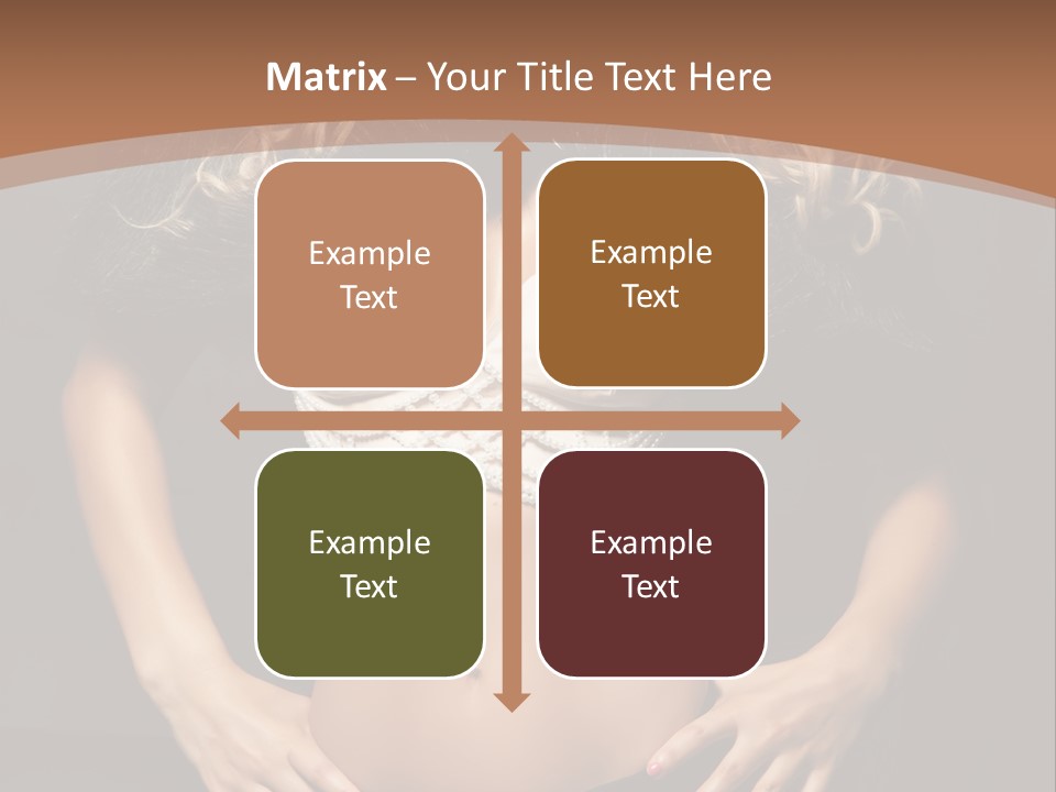 A Woman In Lingerie Posing For A Picture PowerPoint Template