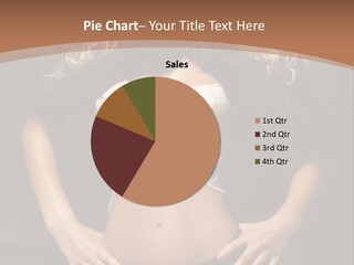 A Woman In Lingerie Posing For A Picture PowerPoint Template