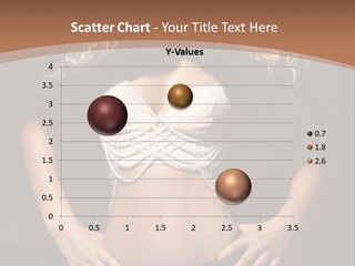A Woman In Lingerie Posing For A Picture PowerPoint Template