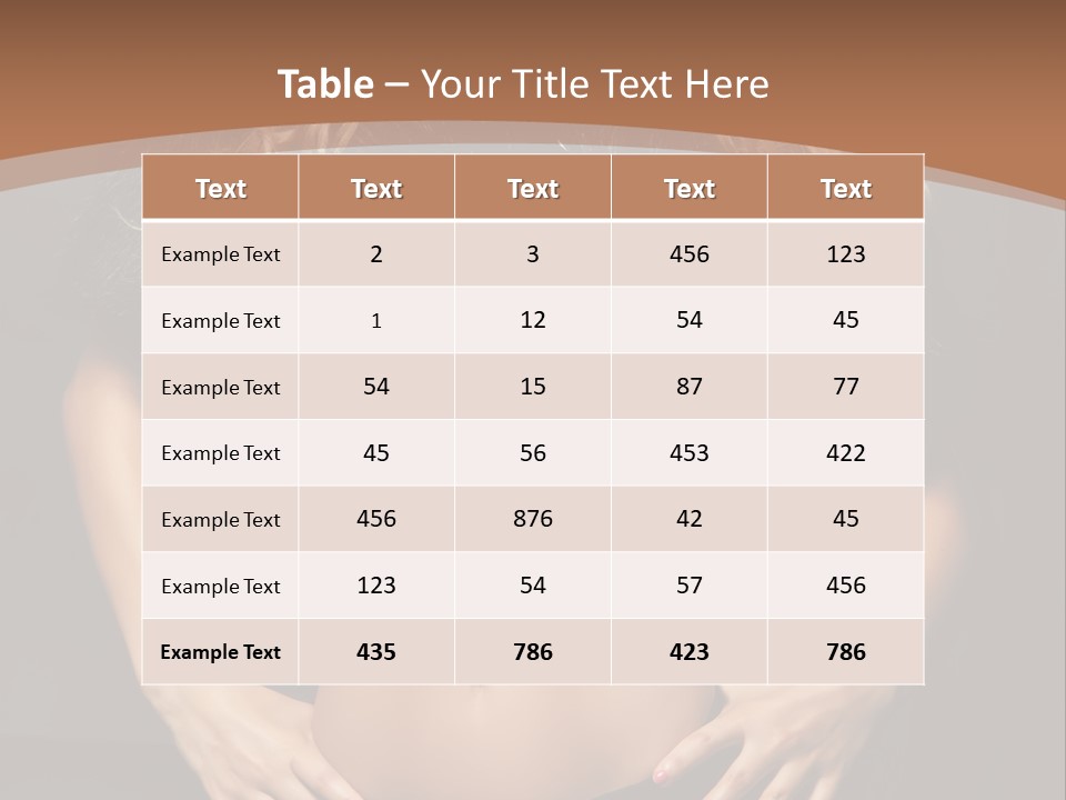 A Woman In Lingerie Posing For A Picture PowerPoint Template