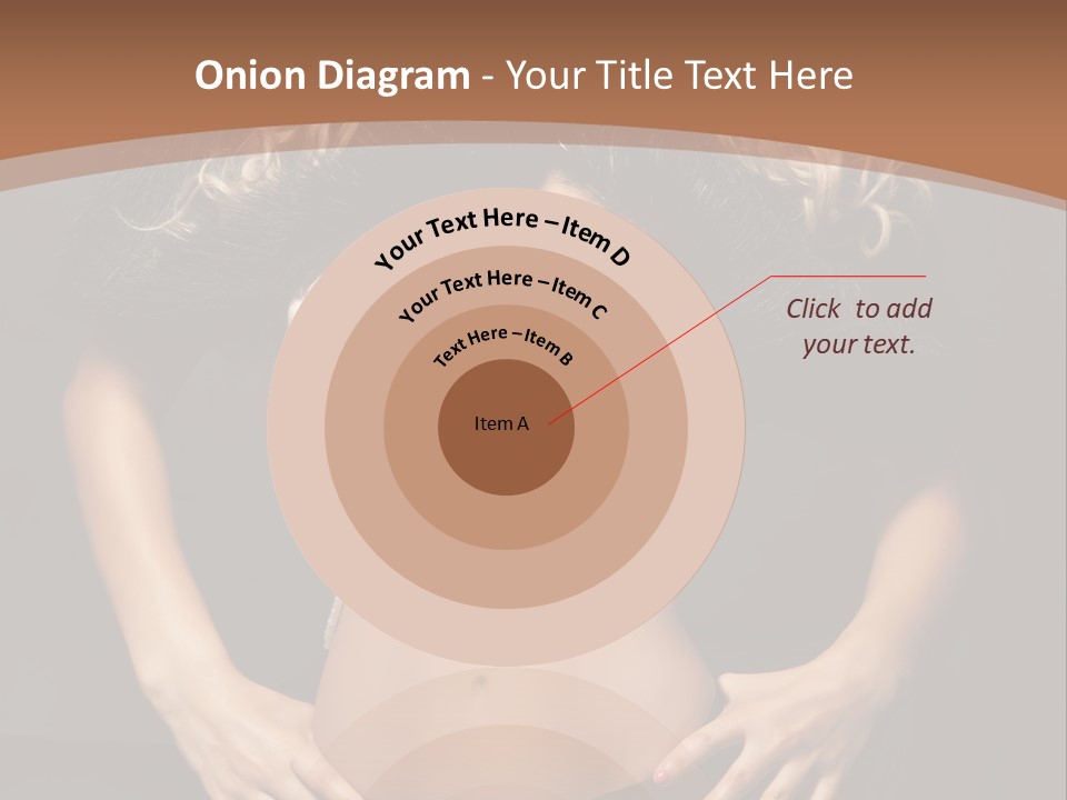 A Woman In Lingerie Posing For A Picture PowerPoint Template