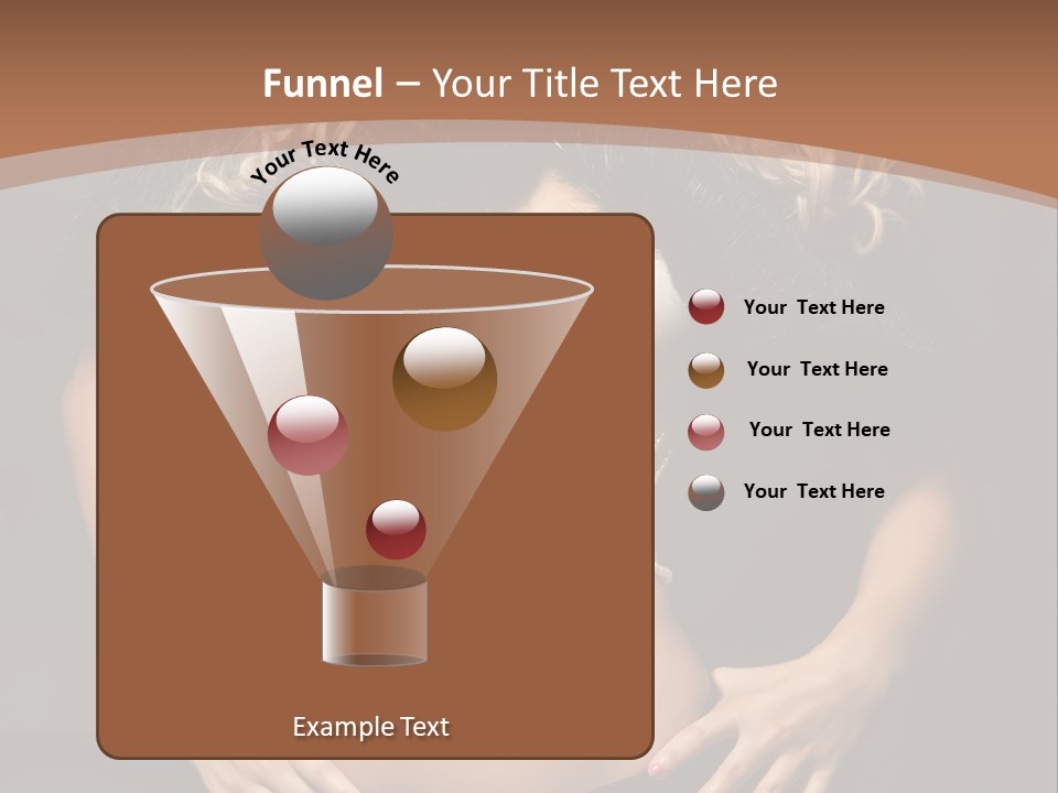 A Woman In Lingerie Posing For A Picture PowerPoint Template