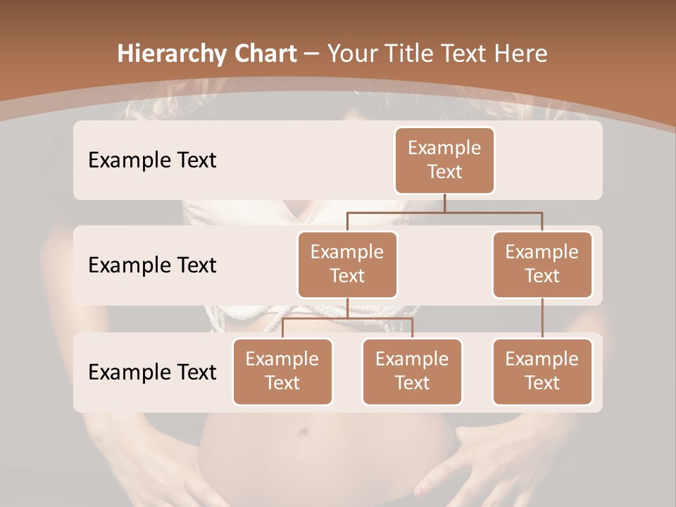 A Woman In Lingerie Posing For A Picture PowerPoint Template