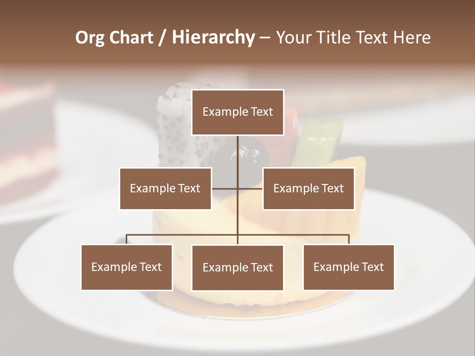 Chocolate Cut Slice PowerPoint Template