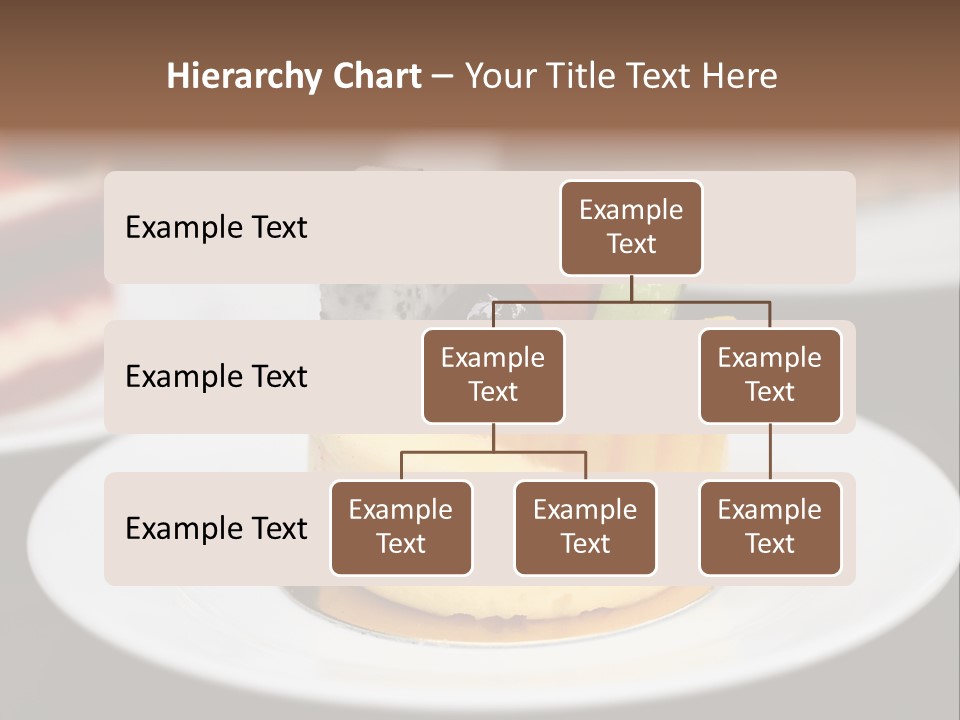 Chocolate Cut Slice PowerPoint Template