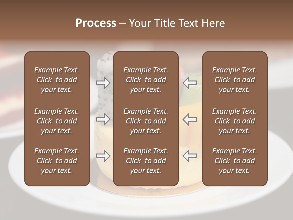 Chocolate Cut Slice PowerPoint Template