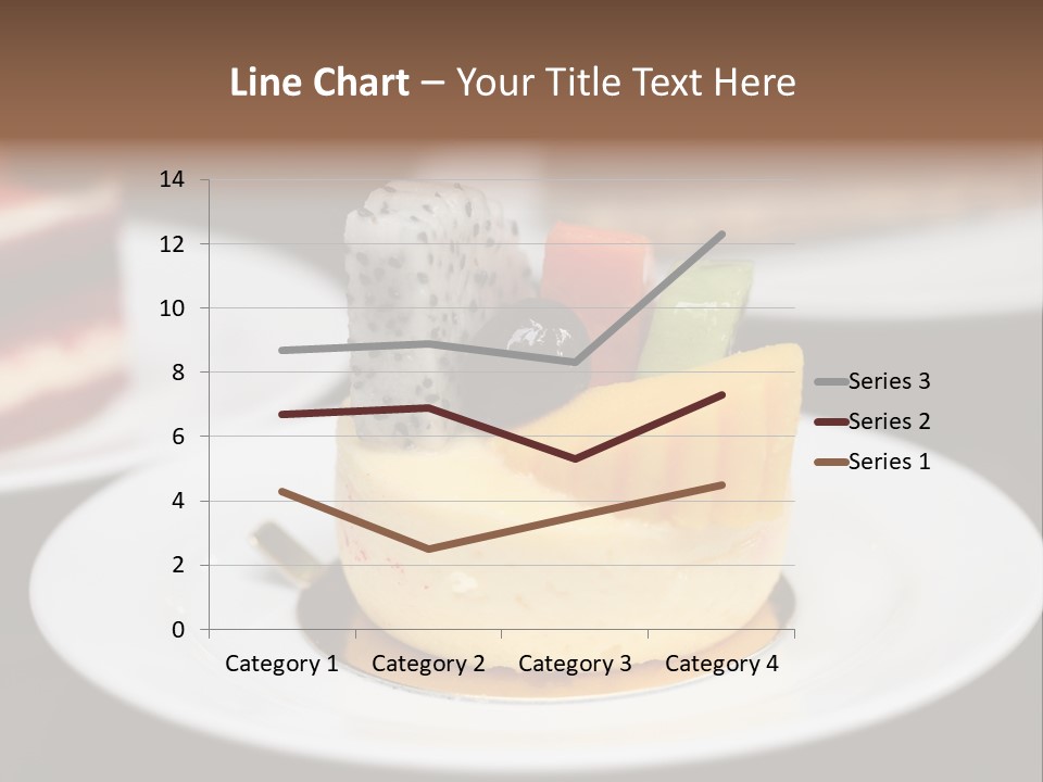 Chocolate Cut Slice PowerPoint Template