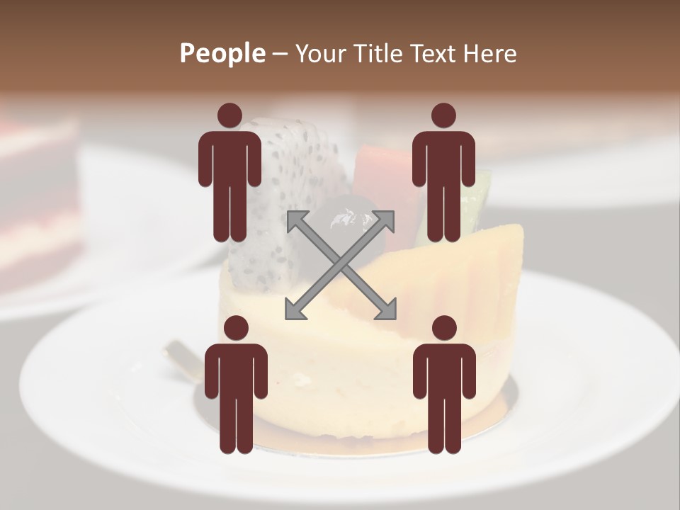 Chocolate Cut Slice PowerPoint Template