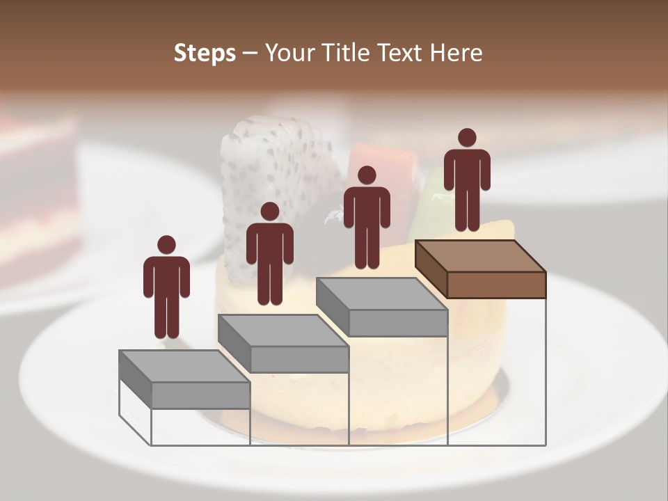 Chocolate Cut Slice PowerPoint Template