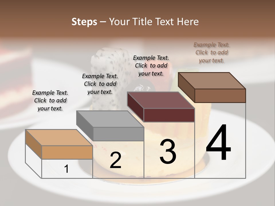Chocolate Cut Slice PowerPoint Template