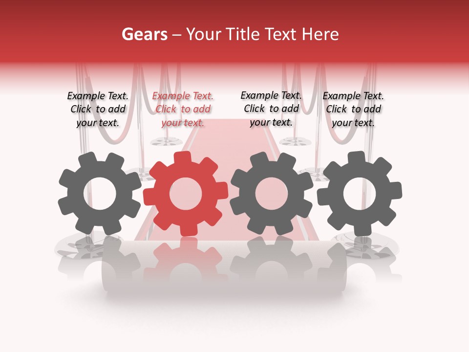 Red Glory Lifestyle PowerPoint Template
