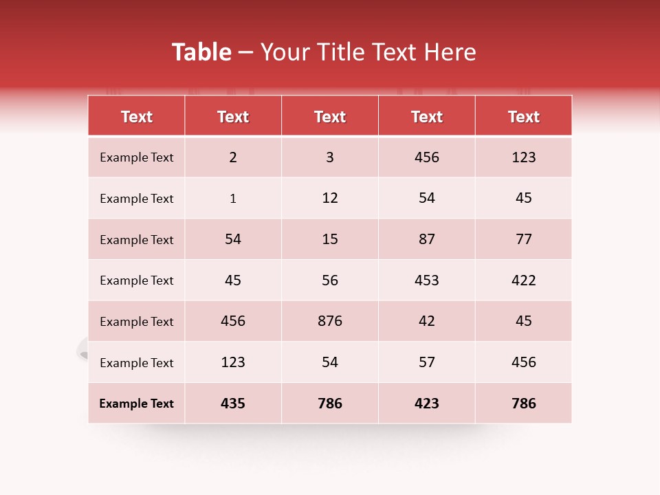 Red Glory Lifestyle PowerPoint Template