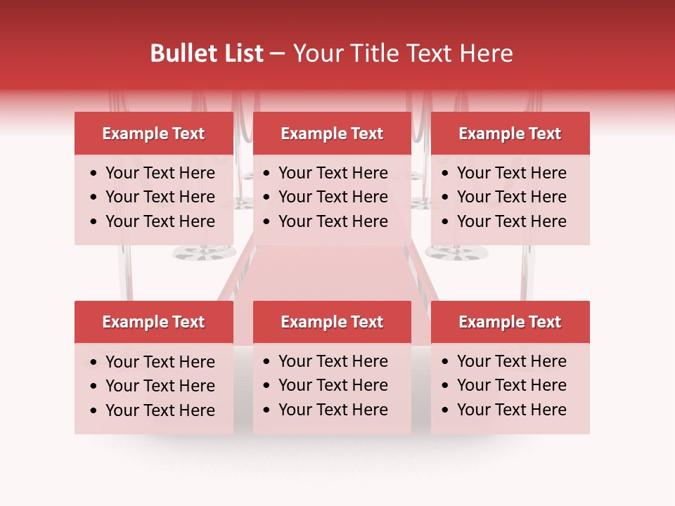 Red Glory Lifestyle PowerPoint Template