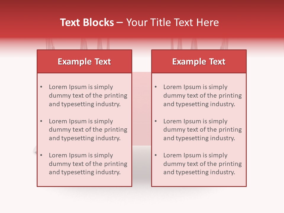 Red Glory Lifestyle PowerPoint Template