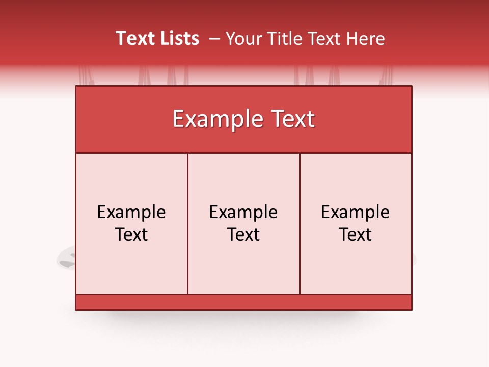 Red Glory Lifestyle PowerPoint Template