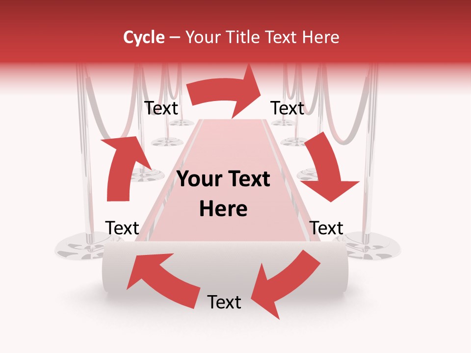 Red Glory Lifestyle PowerPoint Template