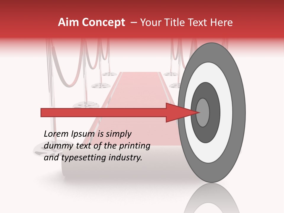 Red Glory Lifestyle PowerPoint Template